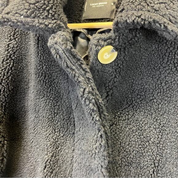 Lucky Brand Trucker Teddy jacket black - M - Picture 5 of 12